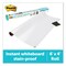 Post-it 72 in. x 48 in. Dry Erase Surface with Adhesive Backing - White Surface